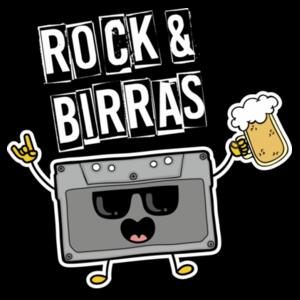 Camiseta Rock and Birras - Paranoia Records Design
