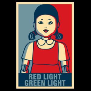 Camiseta Red Light Green Light - Paranoia Records Design