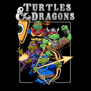 Camiseta Turtles and Dragons - Andriu Design